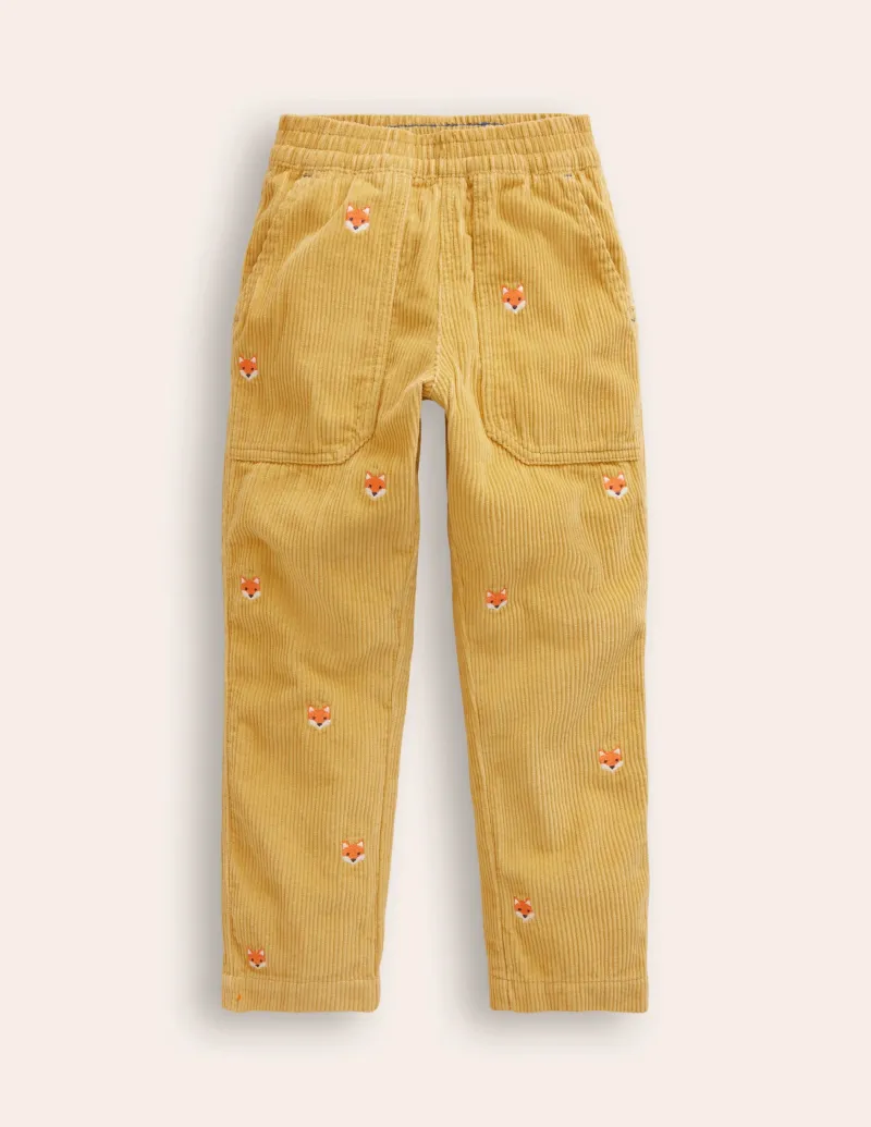 Hosen & Jeans | Boden Cordhose zum Hineinschlüpfen-Honiggelb, Füchse Honiggelb,Füchse