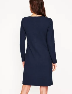 Kleider & Jumpsuits | Kleider In Petite | Boden Cornelia Ottoman-Kleid- Marineblau