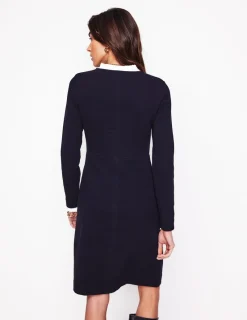 Kleider & Jumpsuits | Kleider In Petite | Boden Cornelia Ottoman-Kleid- Schwarz