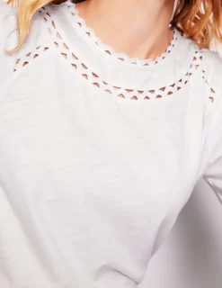 T-shirts & Tops | Oberteile | Boden Daisy Langärmeliges Oberteil- Weiß