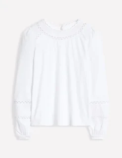 T-shirts & Tops | Oberteile | Boden Daisy Langärmeliges Oberteil- Weiß