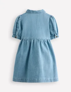 Kleider | Boden Denim-Hemdblusenkleid-Medium Vintage Denim Erdbeere MediumVintageDenimErdbeere