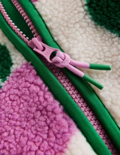 Mäntel & Jacken | Boden Eden Teddyfelljacke mit durchgehendem Reißverschluss-Bunt Große Äpfel BuntGroßeÄpfel