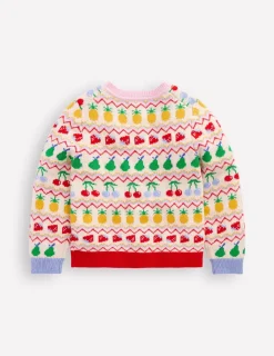 Pullover & Strickjacken | Boden Edie Fair-Isle-Strickjacke-Bunt, Früchte Bunt,Früchte