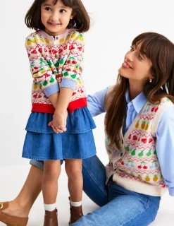 Pullover & Strickjacken | Boden Edie Fair-Isle-Strickjacke-Bunt, Früchte Bunt,Früchte