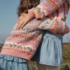 Pullover & Strickjacken | Boden Edie Fair-Isle-Strickjacke-Meerrosa Blumen MeerrosaBlumen