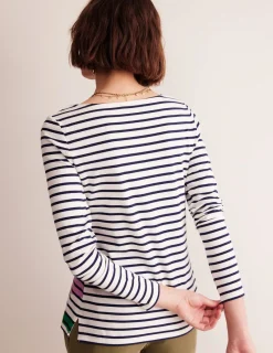 Oberteile | T-shirts & Tops | Boden Ella Breton-Shirt mit langen Ärmeln-Bunt, Motiv Sunshine Pop Bunt,MotivSunshinePop