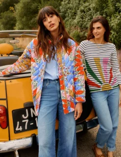Oberteile | T-shirts & Tops | Boden Ella Breton-Shirt mit langen Ärmeln-Bunt, Motiv Sunshine Pop Bunt,MotivSunshinePop