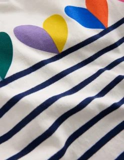 Oberteile & T-shirts | Boden Ella Lustiges Breton-College-Marineblau/Naturweiß Herzen College-Marineblau/NaturweißHerzen