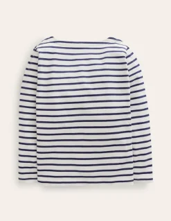 Oberteile & T-shirts | Boden Ella Lustiges Breton- Dunkelblau/Ecru