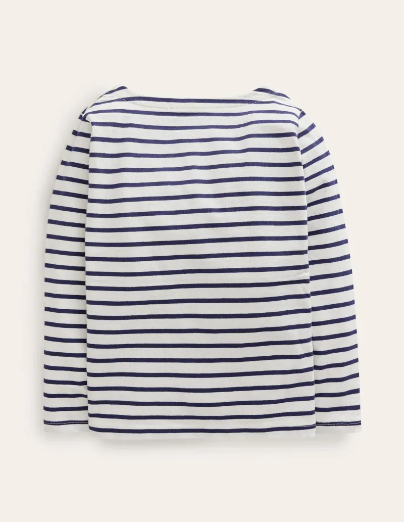 Oberteile & T-shirts | Boden Ella Lustiges Breton- Dunkelblau/Ecru
