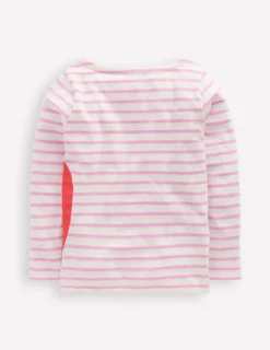 Oberteile & T-shirts | Boden Ella Lustiges Breton-Kosmos-Rosa Erdbeere Kosmos-RosaErdbeere