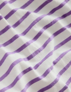 Oberteile & T-shirts | Boden Ella Lustiges Breton-Naturweiß/Asternlila Streifen Naturweiß/AsternlilaStreifen