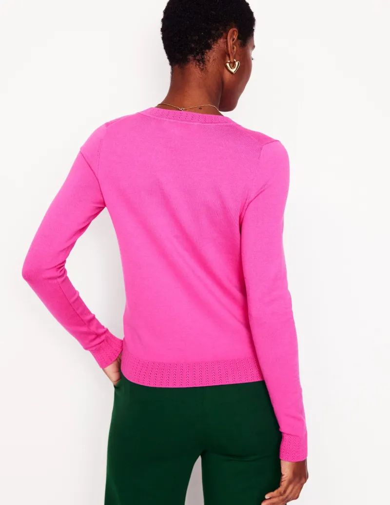 Pullover & Strickjacken | Boden Emilia Baumwollpullover mit Rundhalsausschnitt- ROSA