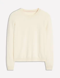 Pullover & Strickjacken | Boden Emilia Baumwollpullover mit Rundhalsausschnitt-Warmes Naturweiß WarmesNaturweiß