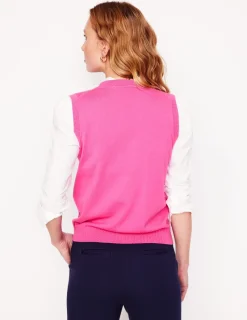 Pullover & Strickjacken | Boden Emilia Pullunder aus Baumwolle mit Rundhalsausschnitt- ROSA