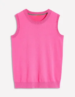 Pullover & Strickjacken | Boden Emilia Pullunder aus Baumwolle mit Rundhalsausschnitt- ROSA