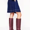 Stiefel | Absatzschuhe | Boden Erica Kniehohe Lederstiefel-Oxblood Leder OxbloodLeder