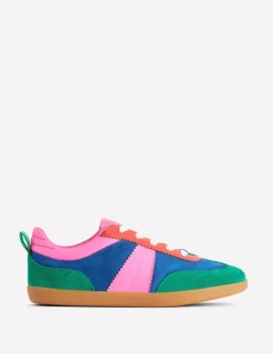 Nachtwäsche & Schlafanzüge | Flache Schuhe | Boden Erin Retro-Tennisschuhe-Bunt, Blockfarben Bunt,Blockfarben
