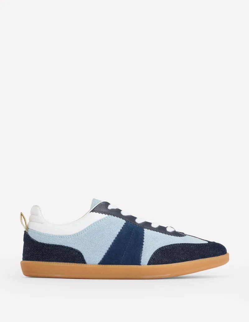 Nachtwäsche & Schlafanzüge | Flache Schuhe | Boden Erin Retro-Tennisschuhe-Heller Used Look HellerUsedLook