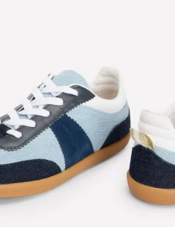 Nachtwäsche & Schlafanzüge | Flache Schuhe | Boden Erin Retro-Tennisschuhe-Heller Used Look HellerUsedLook