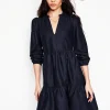 Kleider & Jumpsuits | Boden Esme Minikleid aus Leinen- Marineblaue