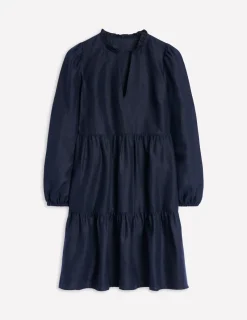 Kleider & Jumpsuits | Boden Esme Minikleid aus Leinen- Marineblaue