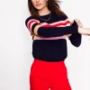 Pullover & Strickjacken | Boden Eva Kaschmirpullover mit Rundhalsausschnitt-Marineblau, Regenbogen Marineblau,Regenbogen