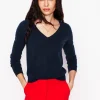 Pullover & Strickjacken | Boden Eva Kaschmirpullover mit V-Ausschnitt- Marineblau