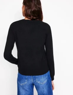 Pullover & Strickjacken | Boden Eva Kaschmirpullover mit Rundhalsausschnitt- Schwarz