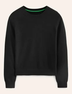 Pullover & Strickjacken | Boden Eva Kaschmirpullover mit Rundhalsausschnitt- Schwarz