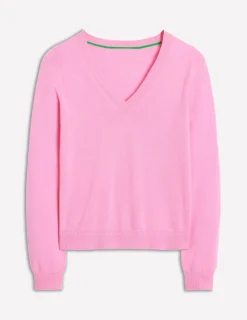 Pullover & Strickjacken | Boden Eva Kaschmirpullover mit V-Ausschnitt- Vintage-Mauve