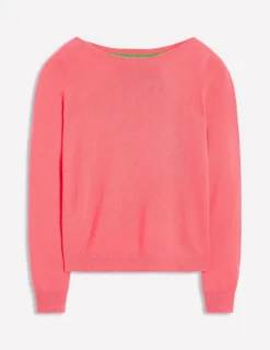 Pullover & Strickjacken | Boden Eva Kaschmirpullover mit U-Boot-Ausschnitt- Azalee