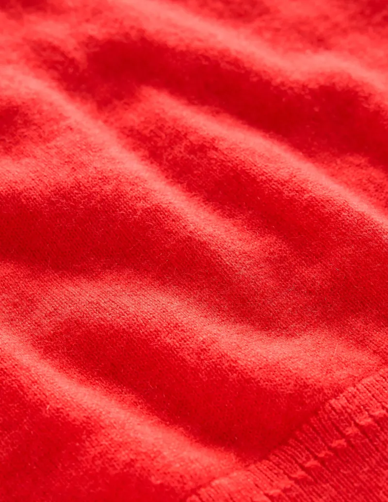 Pullover & Strickjacken | Boden Eva Kaschmirpullover mit Rundhalsausschnitt- Erbeerkuchenrot
