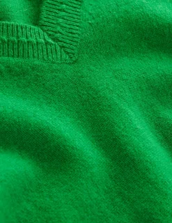 Pullover & Strickjacken | Boden Eva Kaschmirpullover mit V-Ausschnitt- Paradiesgrün
