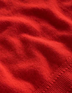 Pullover & Strickjacken | Boden Eva Kaschmirpullover mit V-Ausschnitt- Rouge-Rot