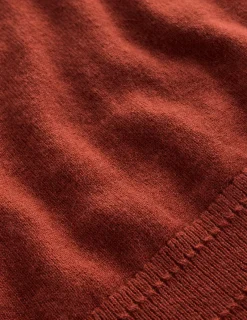Pullover & Strickjacken | Boden Eva Kaschmirpullover mit V-Ausschnitt- Kupferbraun