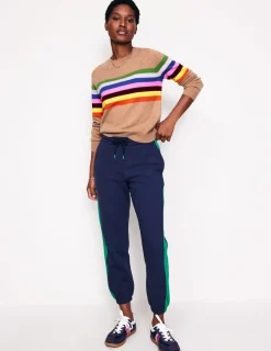 Pullover & Strickjacken | Boden Eva Kaschmirpullover mit Rundhalsausschnitt-Kamelbraun Meliert, Regenbogen KamelbraunMeliert,Regenbogen