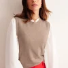 Pullover & Strickjacken | Boden Eva Kaschmir-Pullunder-Graubraun Meliert GraubraunMeliert