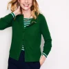 Pullover & Strickjacken | Boden Eva Kaschmir-Strickjacke mit Rundhalsausschnitt- Kieferngrün