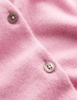 Pullover & Strickjacken | Boden Eva Kaschmir-Strickjacke mit Rundhalsausschnitt-Pink Icing PinkIcing