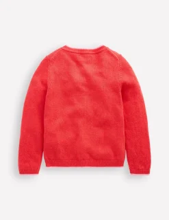 Pullover & Strickjacken | Boden Evelyn Strickjacke mit lustigem Motiv-Marmeladenrot Hasen MarmeladenrotHasen