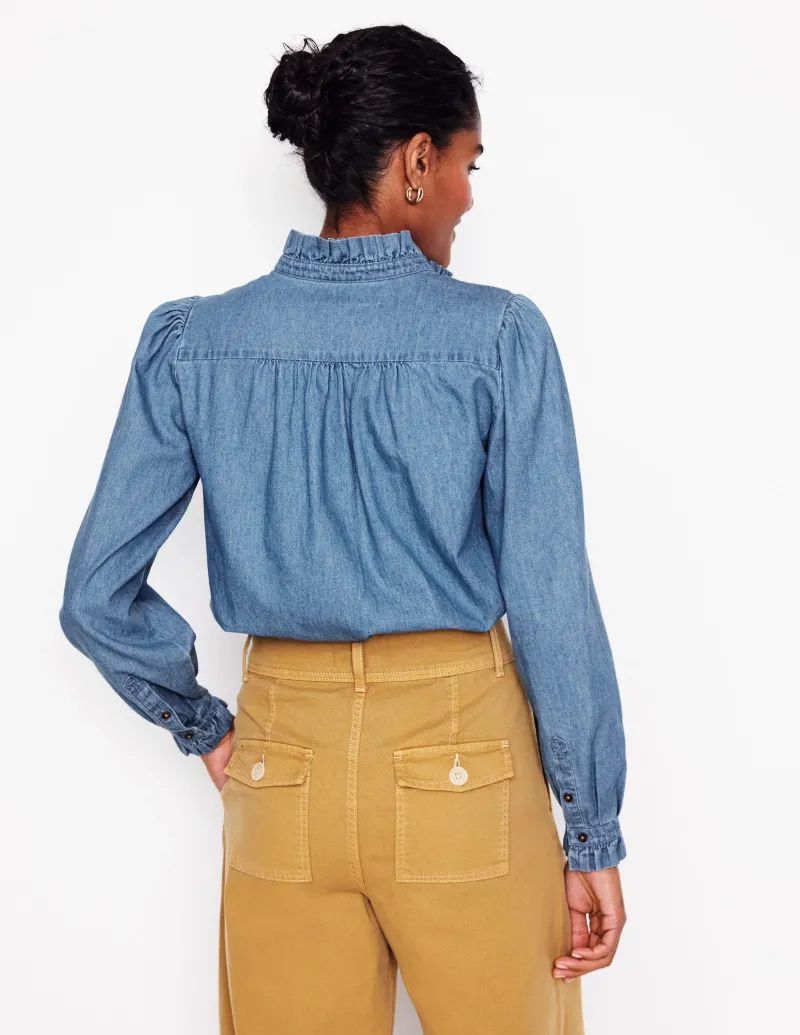 Hemden | Oberteile | Boden Felicity Jeansbluse-Hell Authentisch HellAuthentisch