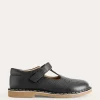Schuhe, Turnschuhe & Sandalen | Boden Flache Schuhe aus Leder mit T-Steg- Schwarz