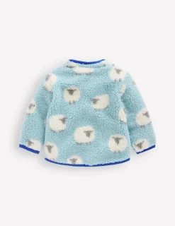 Jacken & Mäntel | Boden Fleecejacke aus Borg-Vintage Blau Schaf VintageBlauSchaf