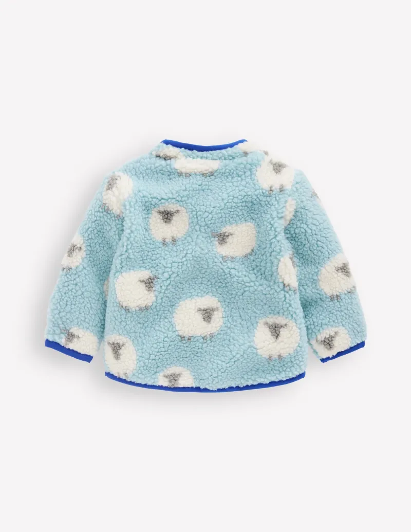 Jacken & Mäntel | Boden Fleecejacke aus Borg-Vintage Blau Schaf VintageBlauSchaf