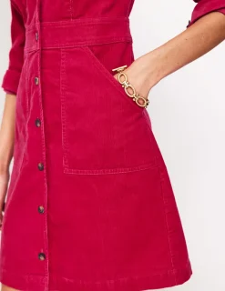 Kleider & Jumpsuits | Kleider In Petite | Boden Flora Hemdblusenkleid aus Cord-Kirschen Jubiläum KirschenJubiläum