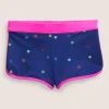 Bademode | Boden Gemusterte Badeshorts-Marineblau Regenbogen Konfetti Punkte MarineblauRegenbogenKonfettiPunkte