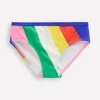 Bademode | Boden Gemusterte Bikinihose-Bunt Regenbogen Swirl-Motiv BuntRegenbogenSwirl-Motiv