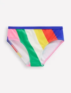 Bademode | Boden Gemusterte Bikinihose-Bunt Regenbogen Swirl-Motiv BuntRegenbogenSwirl-Motiv